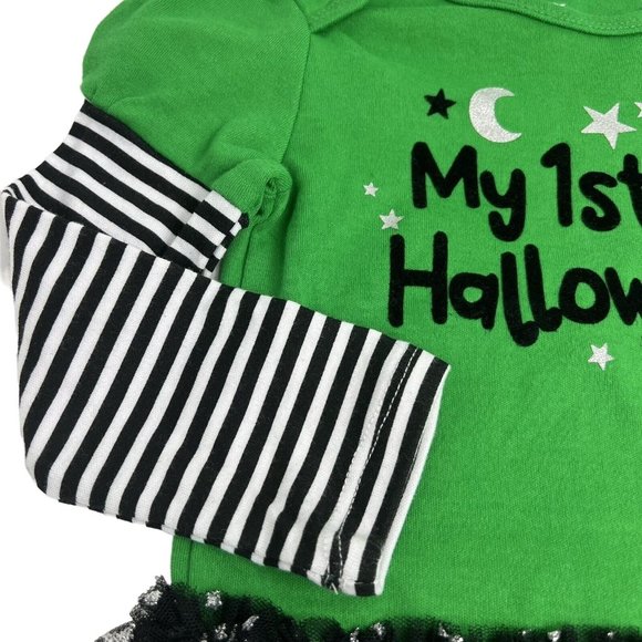 Way To Celebrate Baby Tutu & Headband Outfit Size 24 Months My 1st Halloween New - Picture 2 of 12